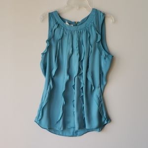 Flowy Ruffled Sleeveless Top